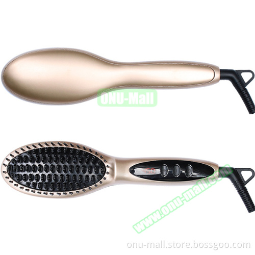 PTC Heated Fast Hair Straightener, OEM Hair Straightnening Brush